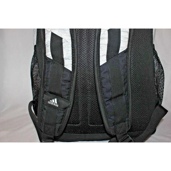 Adidas Unisex Prime 6 Backpack, Two Tone White/Black One Size, Laptop Sleeve - Picture 7 of 15